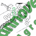 Ступиця з валом внутрішнім  (VNB3967393) (L=80) VNB3967365, Kverneland
